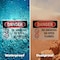 Signmission No Smoking No Open Flames Danger Sign, Plastic, 10in W x 7in L, 2PK OS-2PACK-DS-P-710-L-1491 - alternate 8